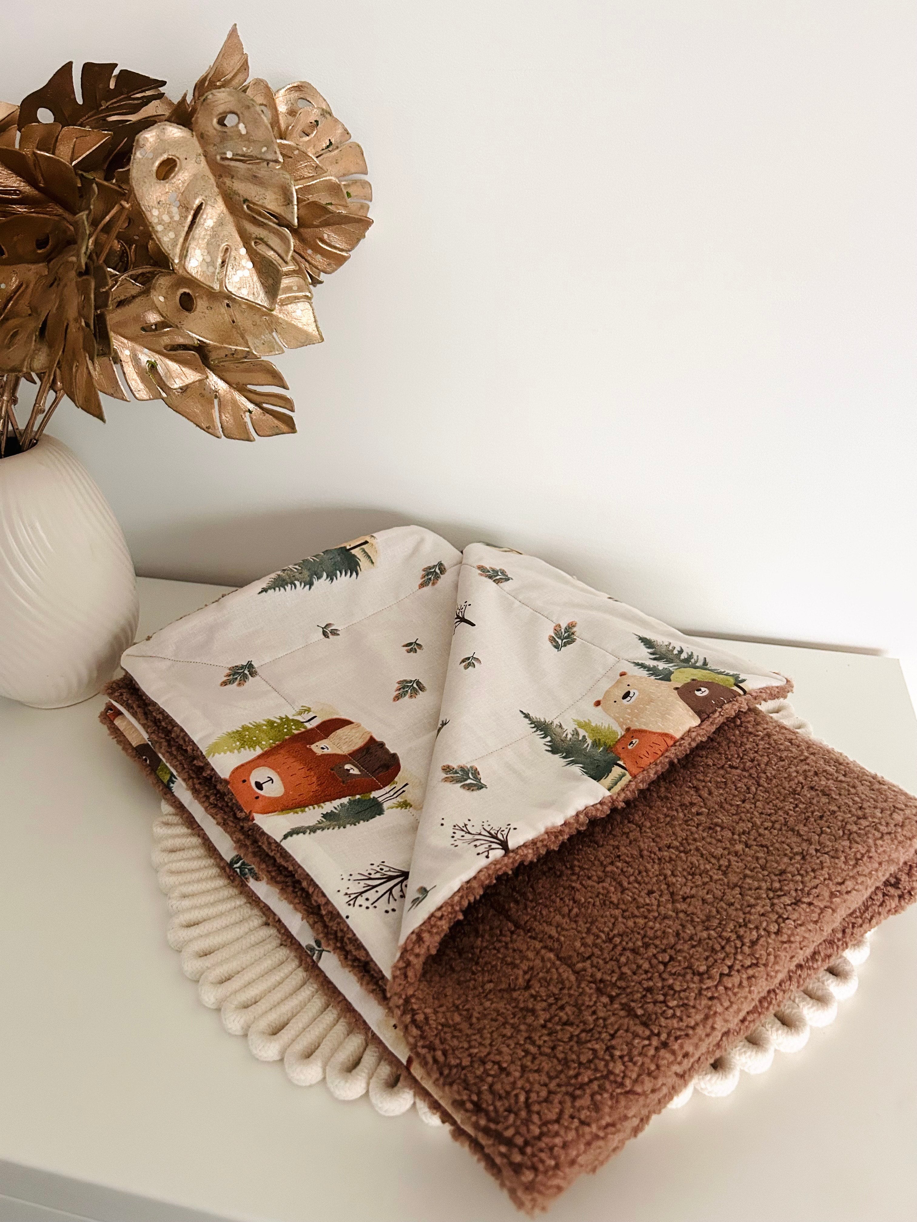 Teddy / medvilnės pledas "meškos"