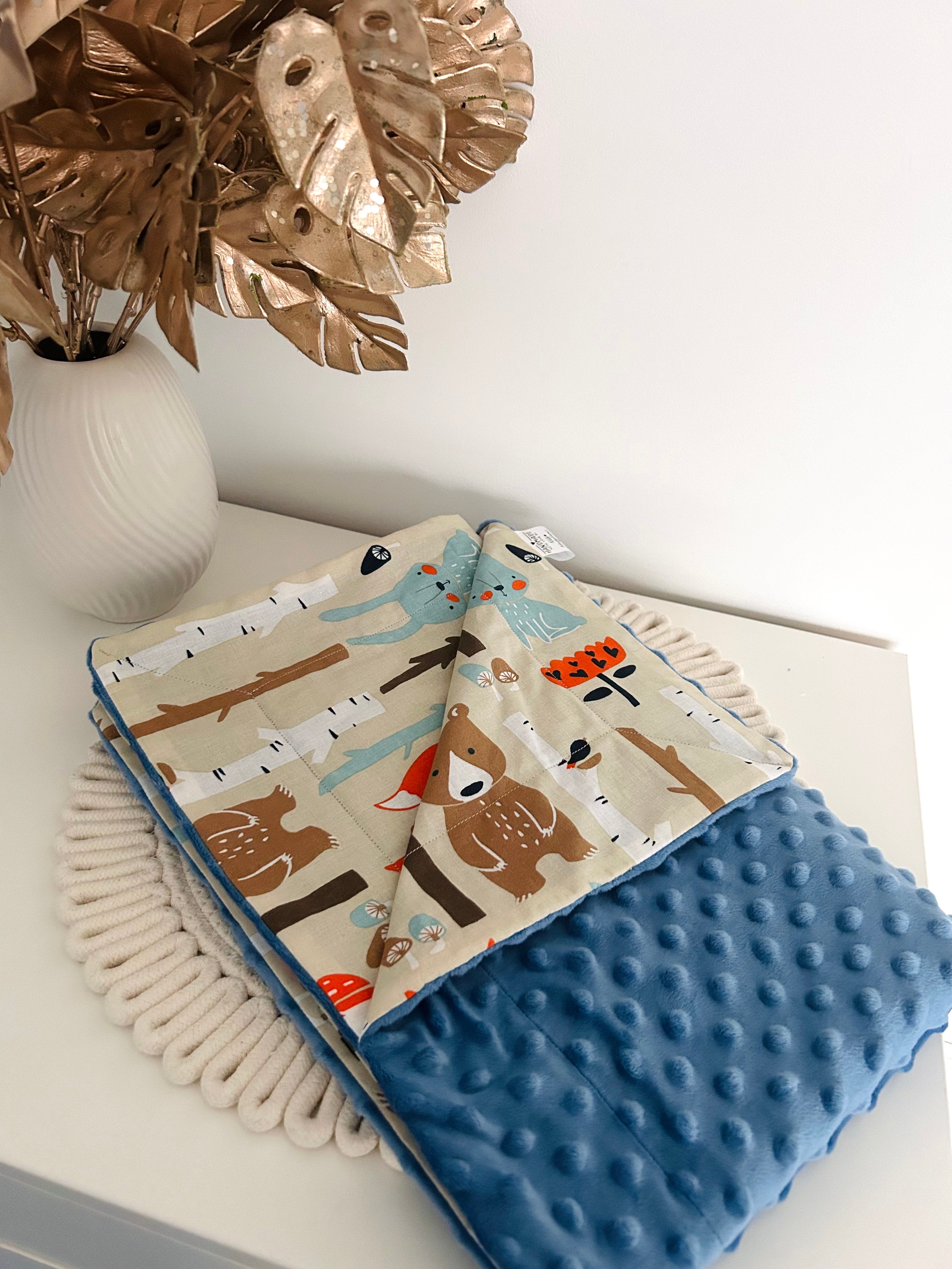 Minky / medvilnės pledas "miškas"